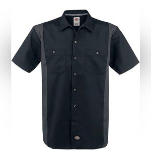 Dickies Men's Short-Sleeve Two-Tone Work Shirt 2XL